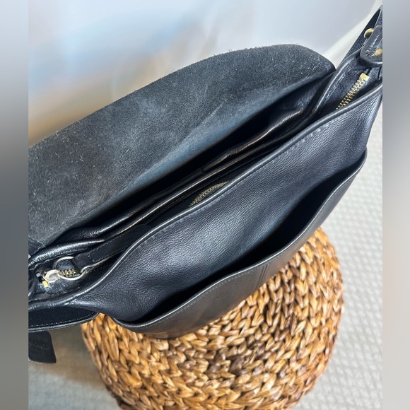 Vintage Coach Whitney 4115 black brass shoulder crossbody pre 1994 leather - Picture 9 of 16